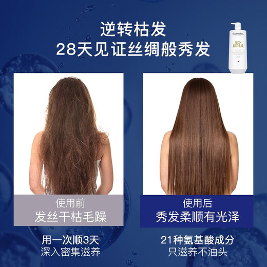 德国进口护发素蚕丝角蛋白头发护理干枯修复发膜焗油膏免蒸发膜 滋养柔顺发膜1000ml