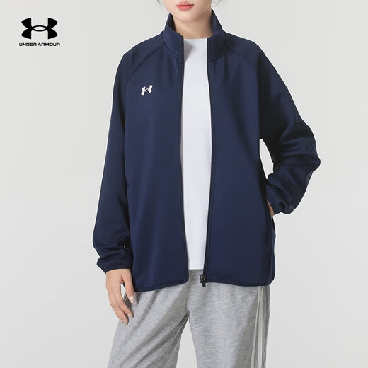 Under Armour Men and Women Jersey Soporte de collar de punto de punto Fitness Training Blue 409 XXL