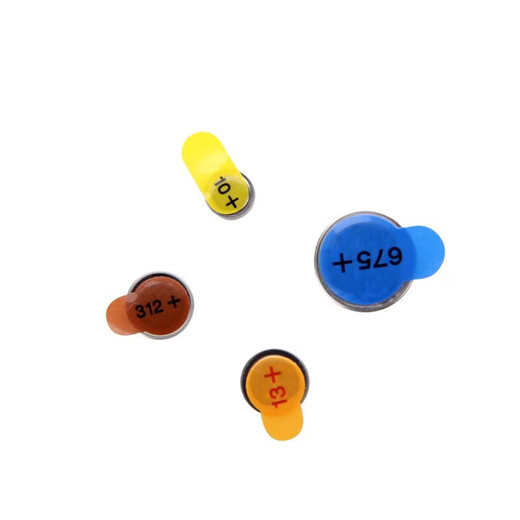 西万博西嘉源自西门子助听器电池进口系列老年人原装1.45v纽扣电子原装 A675/s675(1板6粒)