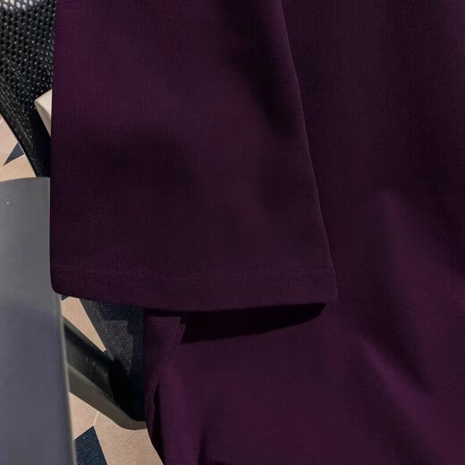 Foss Phil short-sleeved T-shirt for men's summer thin new American fashion brand loose design versatile couple's half-sleeved top MSL-C733 dark purple XL