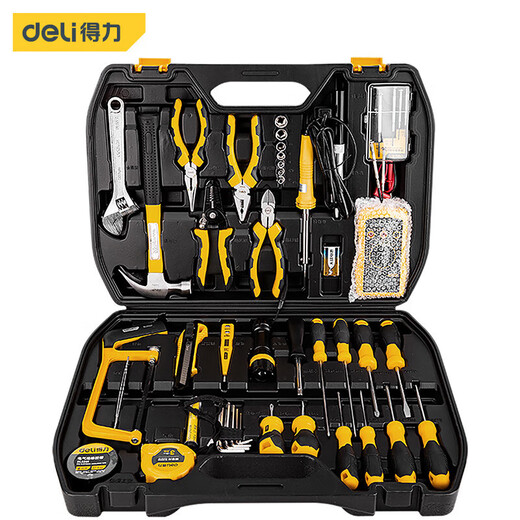 Multifunctional tool box for electrician and woodworking repair set SN 597231 piece set