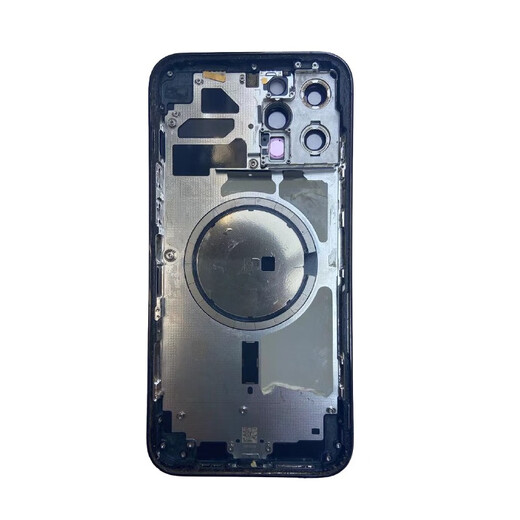 Y is suitable for Apple 12pro rear shell assembly back cover shell 12promax disassembly middle frame original glass shell 12 ProMAX National Bank Blue 95 National Bank Shell