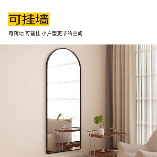 Xiaojiangcai (Xiaojiangcai) Spiegel Ganzkörper-Dressing Mirror Home Schlafzimmer Internet Promi bodenstarke Mirror Ins Windhängung Wand Hanging Messspiegel Gold 40*150