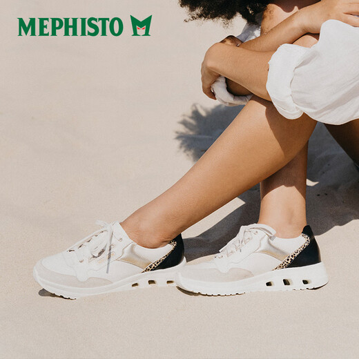 Ma Feishitu (MEPHISTO)/Ma Feishitu new women's casual shoes couple's fashion sneakers light and comfortable 12205/9930N/3628 (white/gray) 39