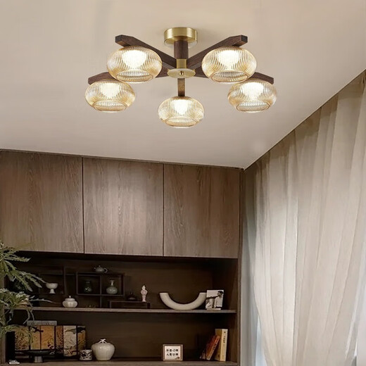 科美居中古风客厅吊灯大气新中式餐厅灯美式复古个性主卧室吧台中山 LM9226-8.