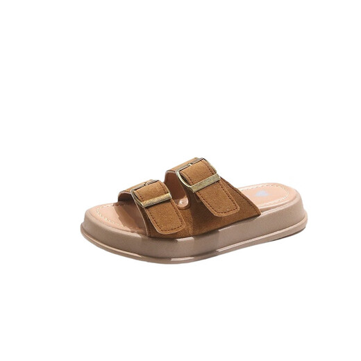Ziweiqi's New Children's Slippers Soft Sole Retro Beach Shoes para niños y niñas 698 Beige 28 Longitud interna 17.8 cm