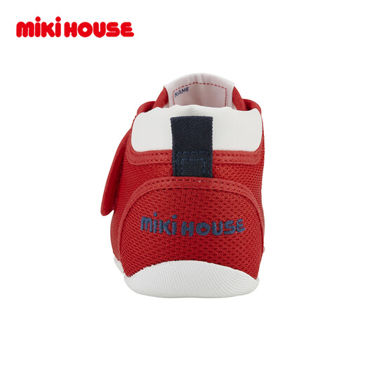 MIKIHOUSE classic embroidered baby toddler shoes red 13 inner length 13cm
