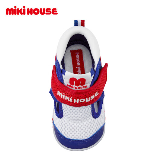 MIKIHOUSE sandals summer toe-toe girls' sandals non-slip breathable mesh baby boy toddler sandals baby shoes blue 13 inner length 13cm