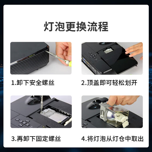 集大成精选/全新原装（ViewSonic）优派投影仪灯泡PJD5150 PJD5151 PJD5153 PJD5154 PJD5155 PJD5250 【原装正品】优派PA503XE投影灯泡