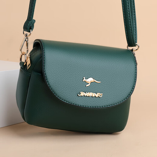 Scarecrow Ladies Bag 2025 Neues Modestil Geburtstagsgeschenk für Mutter mittleren Crossbody-Tasche Münze Brieftasche Mobiltasche Freundin Frau Mutter Geburtstag Valentinstag Geschenk 9928 Schwarz