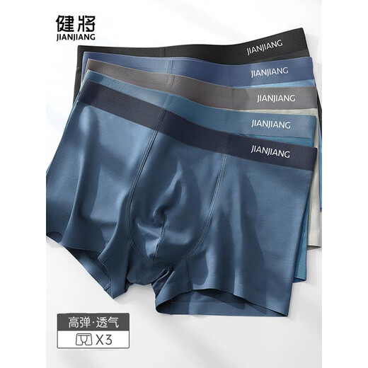 2025 New Ice Silk Markless Boxer Pantaler pour garçons Boîtres à adolescents Boresurs Spring and Summer 8L695 Hongyun Nation L 100-120Jin [Jin est égal à 0,5 kg]