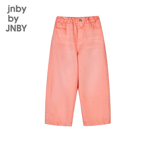 jnby by JNBY新款江南布衣童装牛仔裤25春男女童1P3E11240 679/荧光粉 130 cm