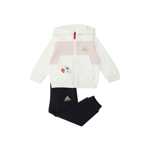 
Adidas (adidas) baby girl IN KN FZHD SET long-sleeved sports suit JF3882 JF3882 80