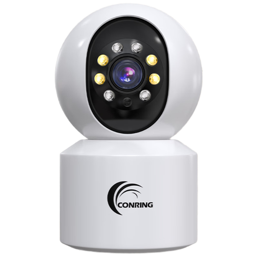 Conter4g à vie du trafic sans caméra de surveillance Home Monitor à 360 degrés sans angle mort avec vision nocturne Rotation automatique Vue panoramique intérieure peut parler à un téléphone mobile à distance sans Internet