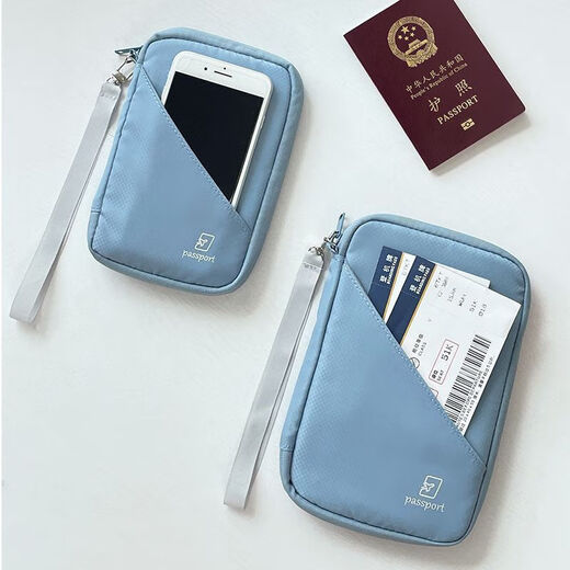 Passport y billetera Bolsa de almacenamiento en el extranjero Pasado de viaje portátil Pase de protección Caso de registro del hogar Cambio de tarjeta Grid/gran capacidad