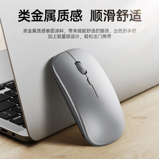 No. 1 on the SUOYING TOP list Wireless Mouse Bluetooth Silent Rechargeable Office Unlimited Sound Laptop Tablet Game Suitable for Xiaomi Huawei Honor Lenovo Apple Enhanced Enhanced Battery Life丨Rechargeable丨Silent Button丨Bluetooth Three Modes Silver Suitable for Huawei Apple Xiaomi HP Asus Lenovo Honor MacBook