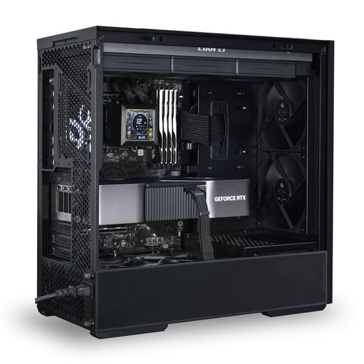 LIANLI联力鬼斧207D屏显版电脑机箱 黑色 ATX/玻璃侧透/支持360水冷/预置4把风扇/6吋LCD屏