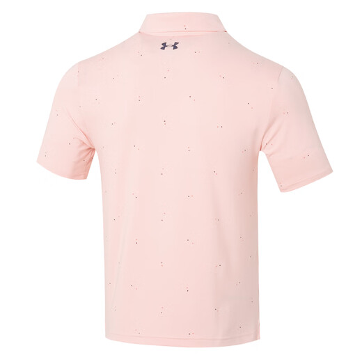 Under Armour (Under Armour)UA official Men's Fashion Simple Lapel Polo Shirt Business Casual Fitness Casual Golf Sports Short Sleeve 1378677-673-Pink M /170/92A