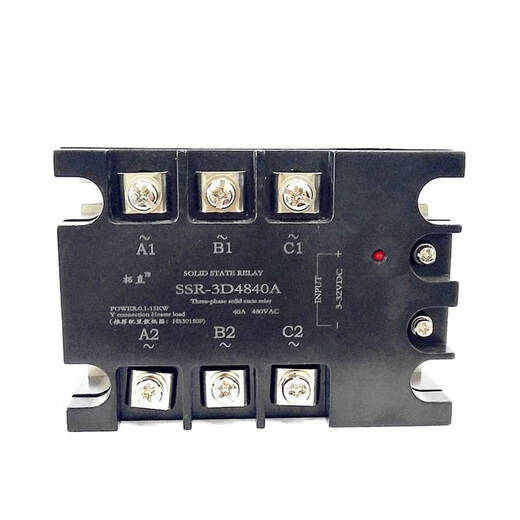 Ni Zhier three-phase solid state relay 40A SSR-3D4840A DC controlled AC 480VAC SSR-3DA electric SSR-3D4840A