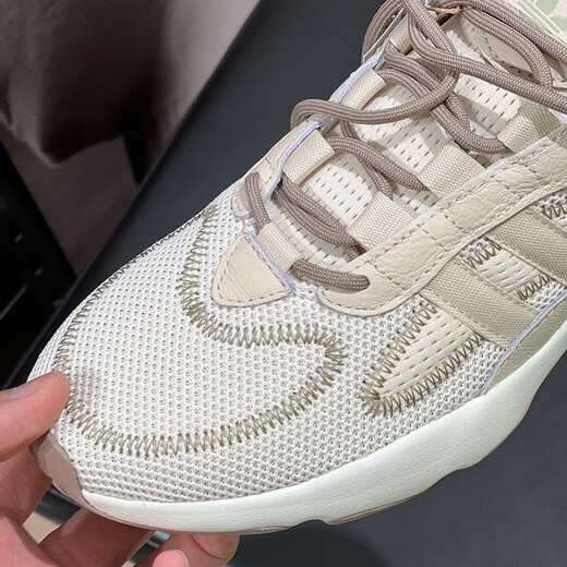 阿迪达斯 （adidas）三叶草男鞋女鞋夏季运动鞋网面透气跑步鞋复古老爹鞋休闲鞋JQ3927 店长推荐/汉玉白绿 44