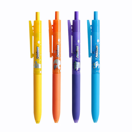 Lumière du matin (m / g) Pokémon Ultimate Combat Power rapide Drying Press Neutral Pen St Pen Astuce 0,5 mm mignon Pikachu Water Pen Agph9904 3 stylos [noir] Pas de répétition + 12 2602 Core 0,5 mm