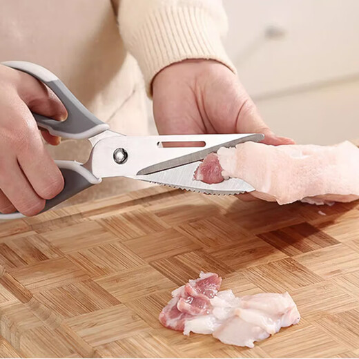 迪普尔厨房剪刀家用不锈钢强力剪骨头专用鸡骨多功能烤肉食物剪子