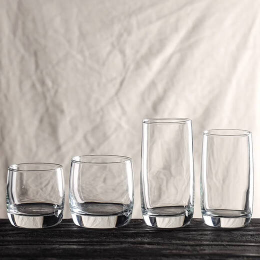Yonghuan Transparent Simple Glass Cup Hotel restaurante Beber Copa de agua Copa de té Copa de cerveza Bebida Beber Desayuno de leche 13791 Color-Transparente 200ml-1