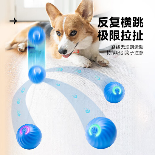 Huanpet.com pet dog toy dog amusing artifact automatic dodge ball electric dog walking ball for puppies to play by themselves to relieve boredom and resist bites
