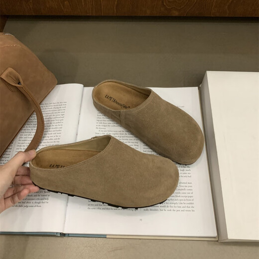 S.Sofea a émulé le cuir épais semelles Birkenstock Pantres pour les femmes enceintes atteintes d'une tendance rétro antidérapante 9226 BLUE 35