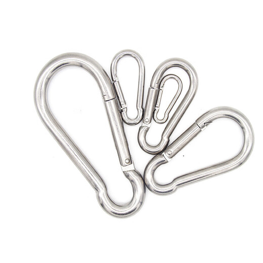 Baige safety hook outdoor carabiner safety buckle quick connection ring with female connection buckle safety buckle 7cm spring buckle 2 pieces CW557129