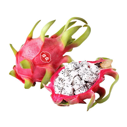 Goodnon Vietnam imported white heart dragon fruit 2 packs medium large fruit single fruit 400g-500g fresh fruit direct from the source