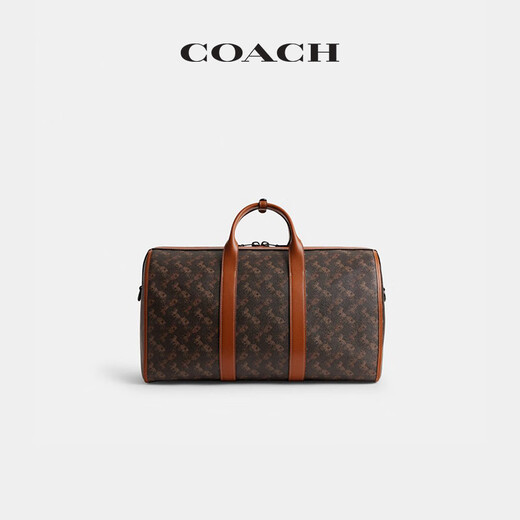 Coach / coach pour la voiture pour hommes imprimé gotham n ° 45 sac à bagages de grande capacité couleur truffe