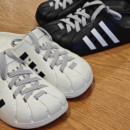 阿迪达斯 （adidas）贝壳头鞋男鞋女鞋2025新款洞洞鞋拖鞋JH98499848官方旗舰正品 JH9848 黑色 43 全店正品 支持鉴定