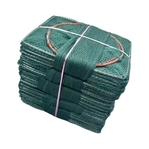 Chaosihui enlarged frame fish net shrimp cage fishing net large large fish cage fish catching shrimp ground fish cage sunk bottom river shrimp loach eel cage 6 meters 13 frames 8 doors large frame floor insert 43X33 cm enlarged net frame