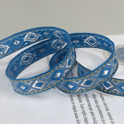 Ribbon ribbon holiday gift packaging with diy decorative ribbon cake baking packaging with ethnic style strap light pink 1.2cm*9m