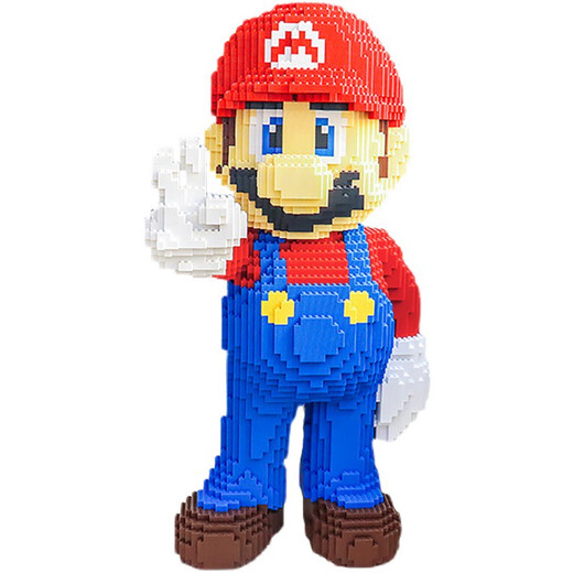 LEGO Exhibition Building Blocs, Big Mario Assemblé Toys, Puzzles difficiles pour hommes, ornements de salon, Dorae 9926 White Bear