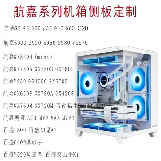 Other Customized Case Side Panels Acrylic Transparent Breathable Side Panels Front Panel Full Series Patriot Airline Jia Wan Jia Xian Ma Unknown Player