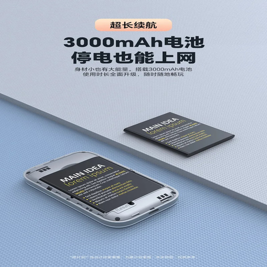 Xiaoxun Smart Portable Wireless WiFi Monthly Rent 9.9 Mobile 5G Network Power Bank Unlimited Traffic Internet Portable Universal Wif6 Three Netcom 2025 New Smart Car National Universal Full Netcom Flagship Edition Free Data for Half a Year - Dual Band