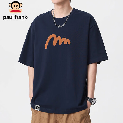 Big Mund Affe Kurzärmel Herren Sommer Lose Baumwolle T-Shirt Herren trendige Marke Casual halbärmelige T-Shirt Top Herrenkleidung Chinesisches Valentinstagsgeschenk