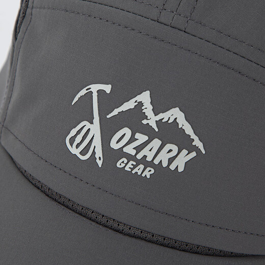 OZARK sun protection outdoor sports shade breathable summer casual baseball cap five-piece cap shark gray-802 one size