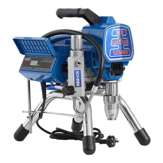 Lirun (lirun) Máquina de pulverización sin aire de alta presión Elogante eléctrico sin escobillas Pulverización de látex Pintura Cubro de alta potencia Decoración del hogar Máquina de pulverización de pintura [rodamientos IKO importados] Lirun 695 Configuración oficial