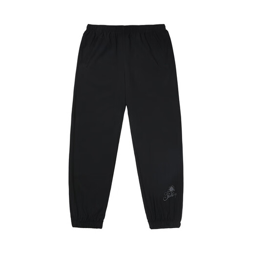 361 sports pants for women 2024 summer new fitness tying sport pinch trousers regular casual pants for women Super black-9716 XS