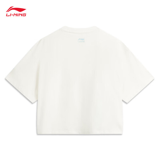 
Li Ning Toy Story Joint Series丨T-shirt Women's 2025 New Loose Short-Sleeve Cultural Shirt AHSV690 Milky White-1 M