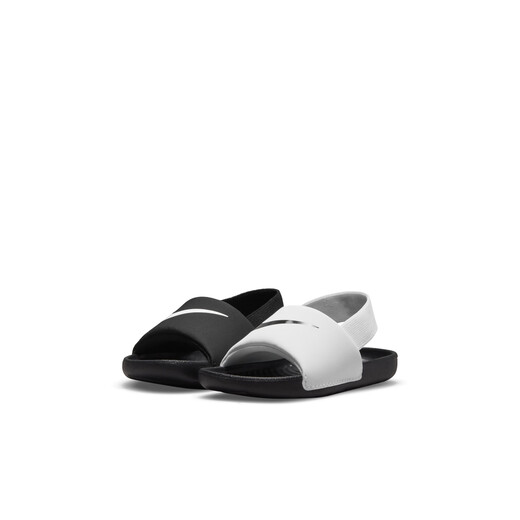 Nike (Nike) Официальные мальчики и девочки Kawa Baby Sandals Summer Sandals Beach Baby Легко надевать и снять DM0974 100 белых/черных/черных 25