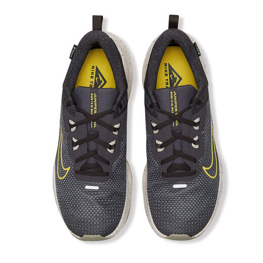 耐克（NIKE）官方JUNIPER TRAIL 2 GORE-TEX防水男子越野跑步鞋HM9734 200中灰/耀黄/沙漠卡其/幻影灰白 38.5