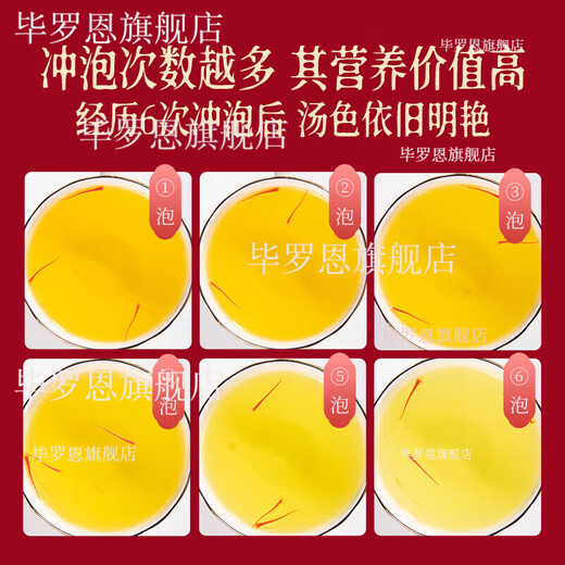 Pangdonglai Supermarkt Qualität Saffron 1.1g Tibets besonderes offizielles Flaggschiff -Laden Dragon Boat Festival Geschenkbox Favoriten [1 Box] Geschenk für Mama