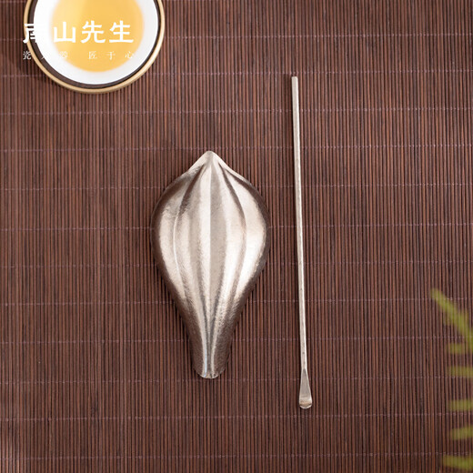 Mr. Nanshan Kung Fu tea set accessories Chinese style with teaspoon pure titanium tea set tea set tea ceremony accessories Hejian tea set Hejian tea set