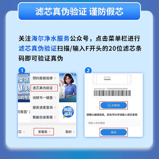 海尔净水器滤芯HRO5016/5012A/5015/5011/13/5007/5010/5030-5A升级PP棉活性炭RO膜滤芯 HRO5011系列 ABCE套餐【PP+UDF+CTO+后置 共4支】
