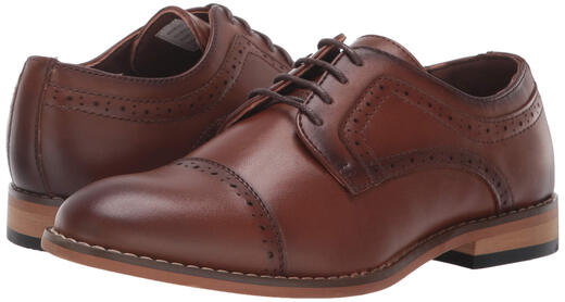 Stacy AdamsSTACY ADAMS Unisex Kids Dickinson Cape Oxford, Cognac, 1 Kid Cognac 1 Kid