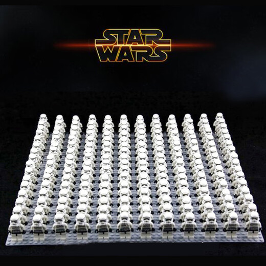LEGO Star Wars Blocs de construction compatibles MINIFIGURE CONIGING Soldiers bleus assemblés Toys Girthday Gift Coffee Couleur 5 commandes PG761